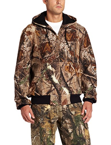 Carhartt Men's Quilted Flannel-Lined Camo Active Jacket - Realtree