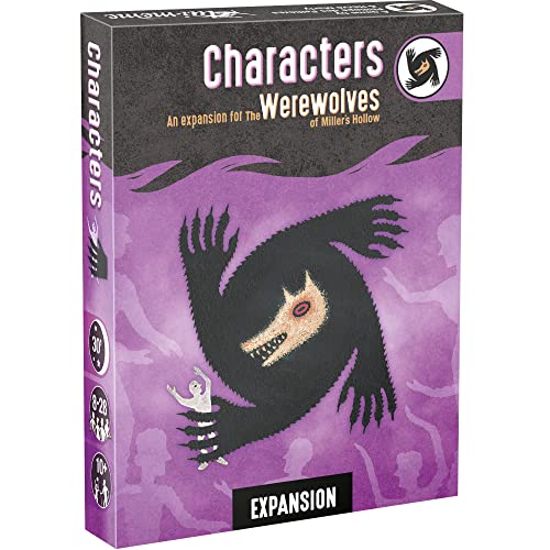 3558380074120 - ZYGOMATIC THE WEREWOLVES OF MILLERS HOLLOW CHARACTERS EXPANSION | PARTY GAME | BLUFFING & DEDUCTION STRATEGY GAME FOR KIDS AND ADULTS | AGES 10+ | 8-28 PLAYERS | AVG. PLAYTIME 30 MINUTES | MADE