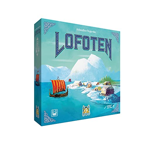3558380105244 - LOFOTEN BOARD GAME | VIKING THEMED STRATEGY GAME | HAND MANAGEMENT GAME | COMPETITIVE TWO PLAYER GAME FOR KIDS AND ADULTS | AGES 12+ | 2 PLAYERS | AVERAGE PLAYTIME 40 MINUTES | MADE BY PEARL GAMES
