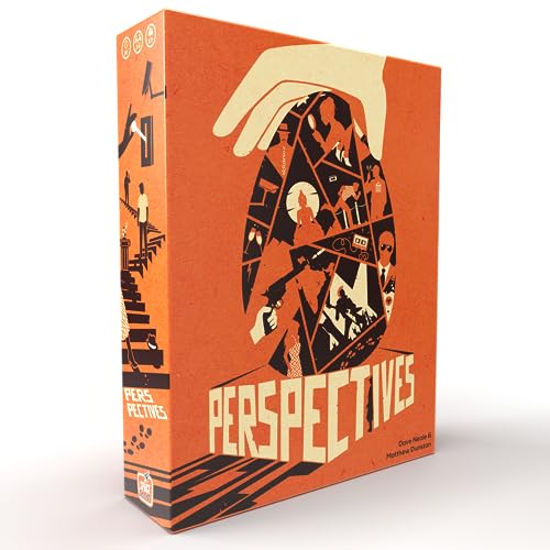 3558380105640 - PERSPECTIVES (ORANGE BOX) - MYSTERY GAME, COOPERATIVE STORYTELLING GAME FOR KIDS AND ADULTS, AGES 14+, 2-6 PLAYERS, 90 MINUTE PLAYTIME, MADE BY SPACE COWBOYS