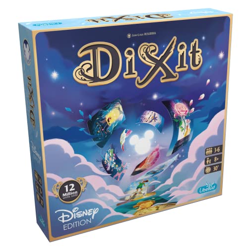 3558380107057 - DIXIT DISNEY EDITION BOARD GAME | STORYTELLING GAME FOR KIDS AND ADULTS | FUN GAME FOR FAMILY GAME NIGHT | CREATIVE KIDS GAME | AGES 8+ | 3-6 PLAYERS | AVERAGE PLAYTIME 30 MINUTES | MADE BY LIBELLUD