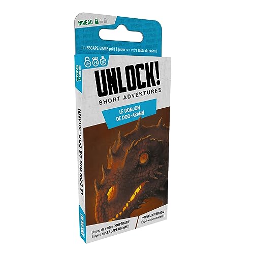 3558380108900 - SPACE COWBOYS UNLOCK! SHORT ADVENTURES 4: DOO ARANNS DUNGEON - IMMERSIVE ESCAPE ROOM CARD GAME FOR KIDS AND ADULTS, AGES 10+, 1-6 PLAYERS, 30 MINUTE PLAYTIME, MADE