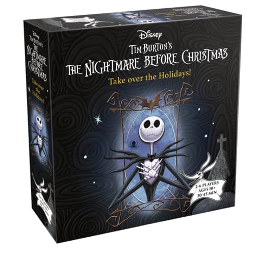 3558380108955 - MIXLORE NIGHTMARE BEFORE CHRISTMAS CARD GAME - QUICK TACTICAL GAME WITH UNIQUE CHARACTER DECKS FOR ULTIMATE HOLIDAY WINS, FUN FAMILY GAME, AGES 10+, 2-6 PLAYERS, 30-45 MIN PLAYTIME, MADE