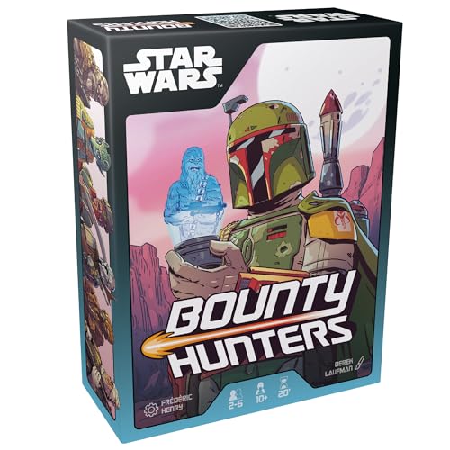 3558380117698 - ZYGOMATIC STAR WARS: BOUNTY HUNTERS CARD GAME - FAST-PACED STRATEGY FOR ASPIRING GALACTIC HUNTERS! FAMILY-FRIENDLY DRAFTING GAME FOR KIDS AND ADULTS, AGES 10+, 2-6 PLAYERS, 20 MINUTE PLAYTIME, MADE