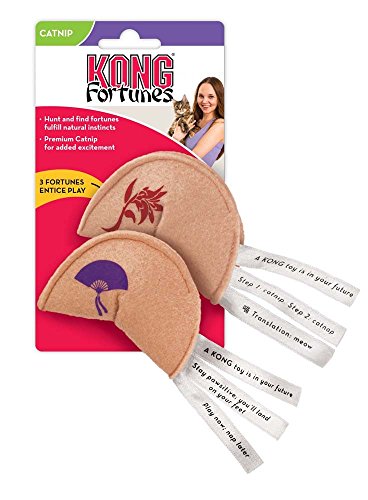 0035585351100 - KONG FORTUNE COOKIE PREMIUM CATNIP ENTICE PLAY NATURAL CAT INTERACTIVE TOY