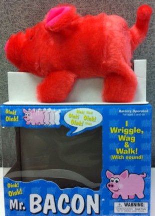 0035594040118 - WESTMINSTER TOYS MR BACON WALKING PIG W/ SOUND -WATERMELON