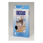 0035664155094 - JOBST OPAQUE THIGH HIGH WITH SILICONE DOT BAND 15 CLOSED TOE S BLACK M NATURAL