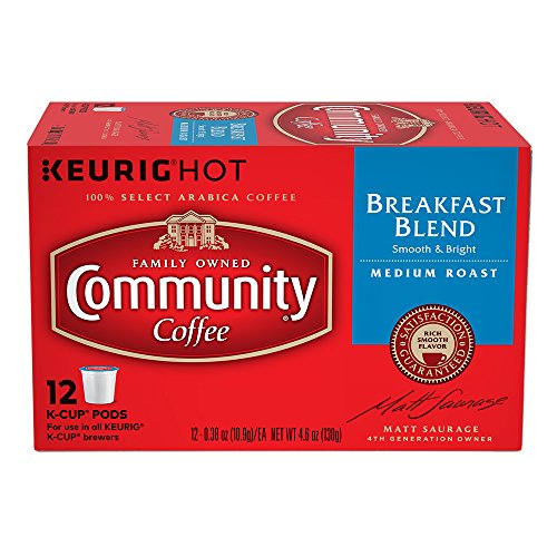 0035700162635 - COMMUNITY COFFEE BREAKFAST BLEND KEURIG K-CUPS, 12 COUNT