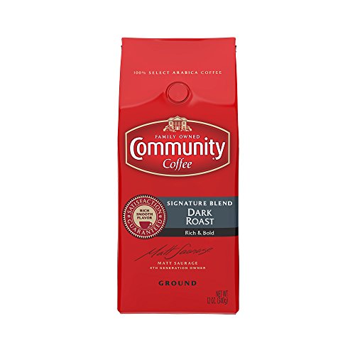 0035700876181 - COMMUNITY COFFEE GROUND SIGNATURE DARK ROAST, 12 OZ., 3 COUNT