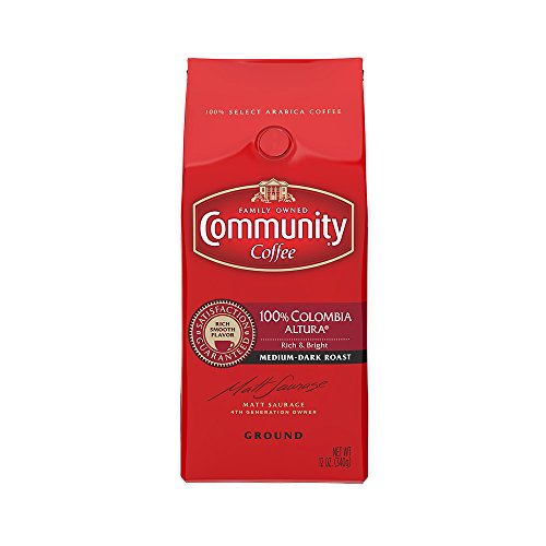 0035700876228 - COMMUNITY COFFEE PREMIUM GROUND, 100% COLOMBIA ALTURA 12 OUNCE (PACK OF 3)