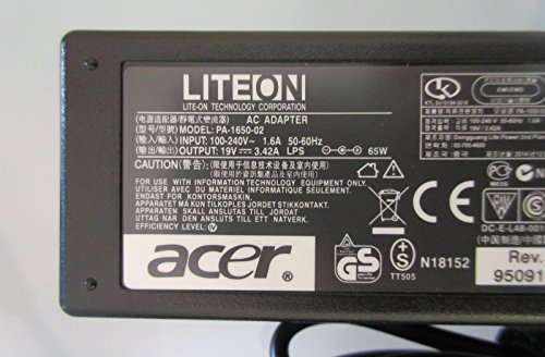3596793465432 - 65W 19V AC POWER ADAPTER CHARGER FOR ACER ASPRIE M3-581G M3-581PT M3-581PTG SERIES NEW GENUINE