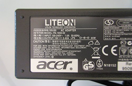 3596793465449 - 65W 19V AC POWER ADAPTER CHARGER FOR ACER ASPRIE M3-581 M3-581T M3-581TG SERIES NEW GENUINE