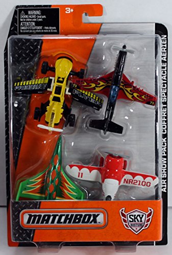 0035995473119 - MATCHBOX SKY BUSTERS AIRPLANE 4-PACK - AIR SHOW PACK