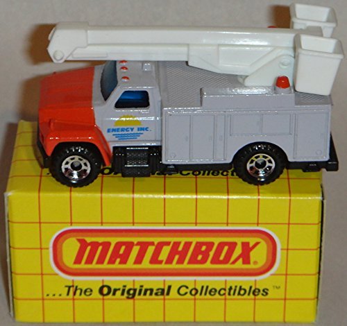 0035995830226 - MATCHBOX MB33 RED, GRAY AND WHITE ENERGY INC. UTILITY TRUCK 1:83 SCALE BOXED EDITION DIE-CAST