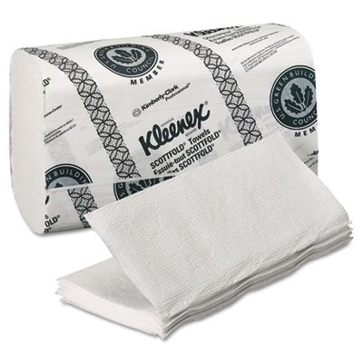 0036000019001 - KIMBERLY-CLARK PROFESSIONAL KLEENEX SCOTTFOLD PAPER TOWELS, WHITE, 120/PACK, 20/CARTON (2400 TOTAL)