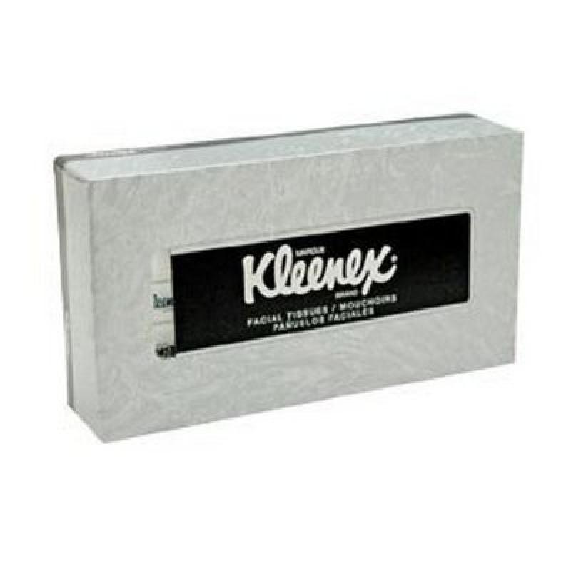 0036000216004 - KIMBERLY-CLARK KLEENEX FACIAL TISSUE IN POP-UP BOX, WHITE, 125 TISSUES PER BOX