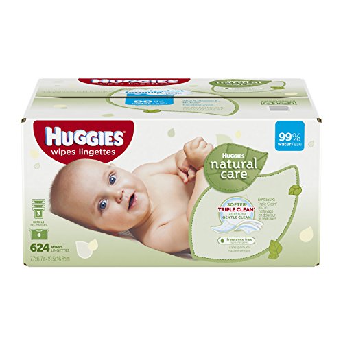0036000396751 - HUGGIES NATURAL CARE BABY WIPES REFILL, 624 COUNT (PACKAGING MAY VARY)
