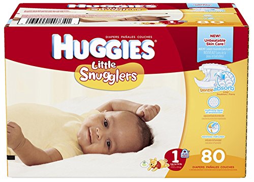 0036000407341 - HUGGIES LITTLE SNUGGLERS DIAPERS SIZE 1