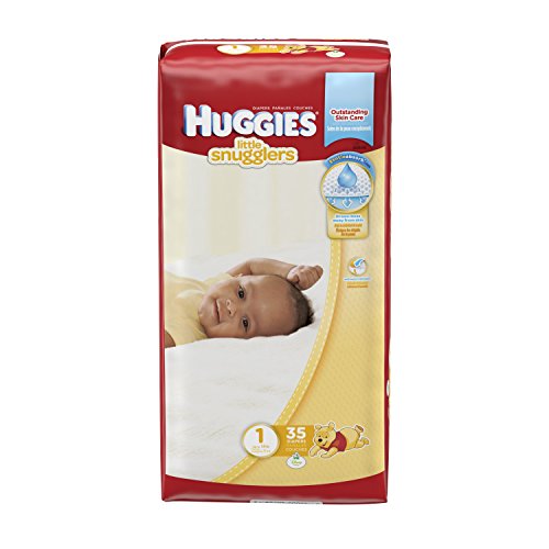 0036000407648 - HUGGIES LITTLE SNUGGLERS DIAPERS - SIZE 1 - 35 CT