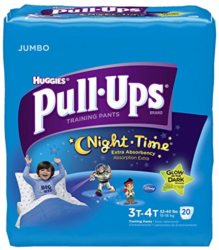 0036000412628 - PULL-UPS TRAINING PANTS, NIGHT*TIME FOR BOYS 3T-4T