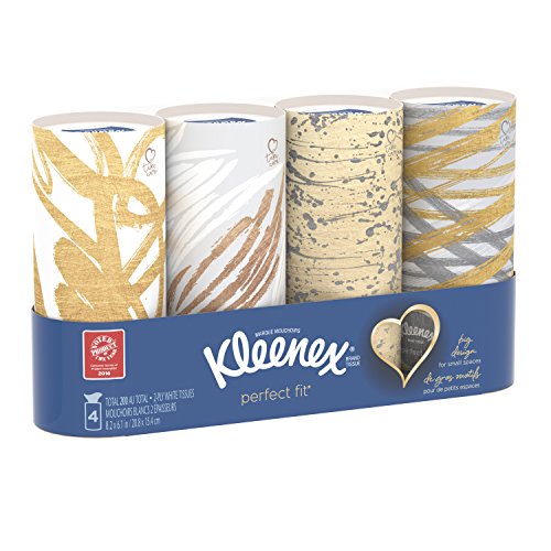 0036000419467 - KLEENEX PERFECT FIT, 50 COUNT, (4 PACK) - PACKAGING MAY VARY(ASSORTED COLOR AND