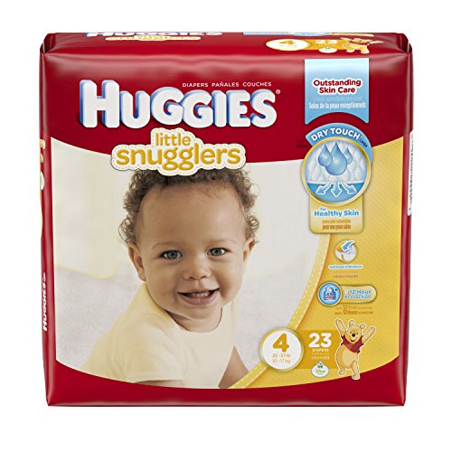 0036000422542 - HUGGIES LITTLE SNUGGLERS DIAPERS, SIZE 4, 23 COUNT (PACKAGING MAY VARY)