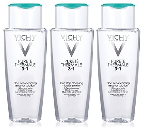 3606000476301 - VICHY 3-PACK PURETÉ THERMALE 3-IN-1 ONE STEP CLEANSER FOR SENSITIVE SKIN