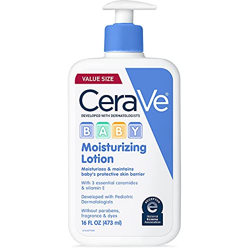 3606000560277 - CERAVE BABY LOTION | GENTLE BABY SKIN CARE WITH HYALURONIC ACID AND CERAMIDES | PARABEN AND FRAGRANCE FREE | 16 OUNCE