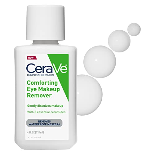 3606000577015 - CERAVE EYE MAKEUP REMOVER | WATERPROOF MAKEUP REMOVER WITH HYALURONIC ACID AND CERAMIDES |NON-COMEDOGENIC, FRAGRANCE FREE, NON-GREASY & OPHTHALMOLOGIST TESTED | 4 OUNCES