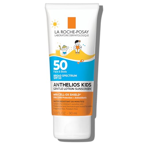 3606000607132 - LA ROCHE POSAY ANTHELIOS KIDS GENTLE LOTION SUNSCREEN SPF 50, KIDS SUNSCREEN FOR FACE AND BODY, OXYBENZONE FREE, PEDIATRICIAN AND DERMATOLOGIST TESTED