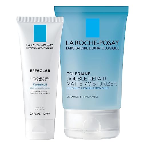 3606000622173 - LA ROCHE-POSAY TOLERIANE DOUBLE REPAIR MATTE AND EFFACLAR MEDICATED CLEANSER