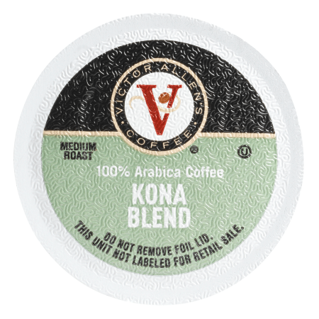0036069949639 - VICTOR ALLEN’S COFFEE KONA BLEND K-CUP COFFEE PODS, MEDIUM ROAST, 100 COUNT