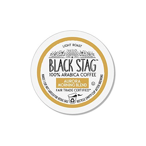 0036069951076 - BLACK STAG COFFEE AURORA MORNING BLEND, 72 COUNT (6-12PK) SINGLE SERVE COFFEE PODS FOR KEURIG K-CUP BREWERS