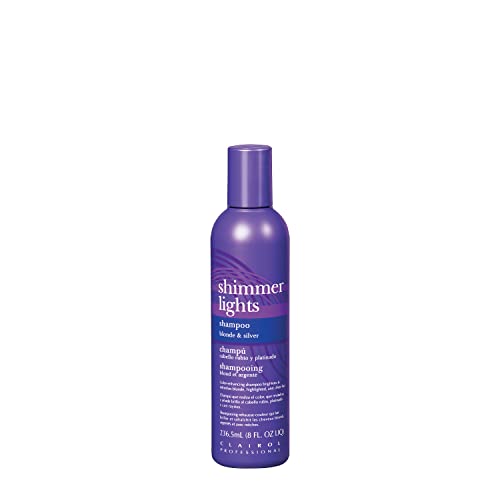 3614226781727 - SHIMMER LIGHTS SHIMMER LIGHTS PURPLE SHAMPOO|TONES DOWN BRASSINESS AND ENHANCES COLOR|FOR NATURAL AND COLOR TREATED HAIR|FOR BLONDE, SILVER, GRAY AND HIGHLIGHTED HAIR, 8 FL. OZ, 8 OZ.
