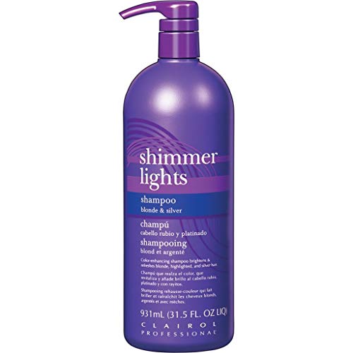 3614226781758 - SHIMMER LIGHTS SHIMMER LIGHTS PURPLE SHAMPOO|TONES DOWN BRASSINESS AND ENHANCES COLOR|FOR NATURAL AND COLOR TREATED HAIR|FOR BLONDE, SILVER, GRAY AND HIGHLIGHTED HAIR, 31.5 FL. OZ, 31.5 OZ.