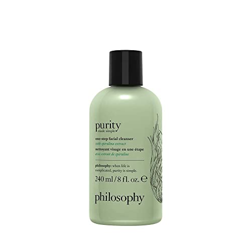 3614229839487 - PHILOSOPHY PURITY MADE SIMPLE ONE-STEP FACIAL CLEANSER WITH SPIRULINA EXTRACT, 8 OZ
