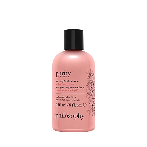 3614229839494 - PHILOSOPHY PURITY MADE SIMPLE ONE-STEP FACIAL CLEANSER WITH GOJI BERRY EXTRACT, 8 OZ