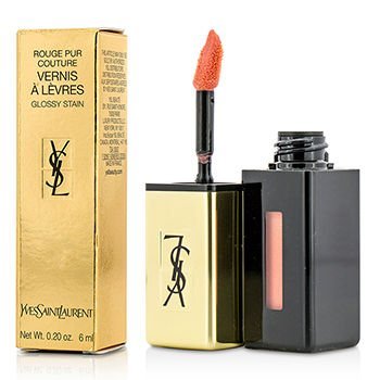 3614271049704 - YVES SAINT LAURENT BEAUTE ROUGE PUR COUTURE GLOSSY STAIN-43 ROSE PHAEDRE-6 ML