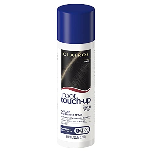 3616302072002 - CLAIROL ROOT TOUCH-UP BY NICEN EASY TEMPORARY HAIR COLORING SPRAY, BLACK HAIR COLOR, 1 COUNT