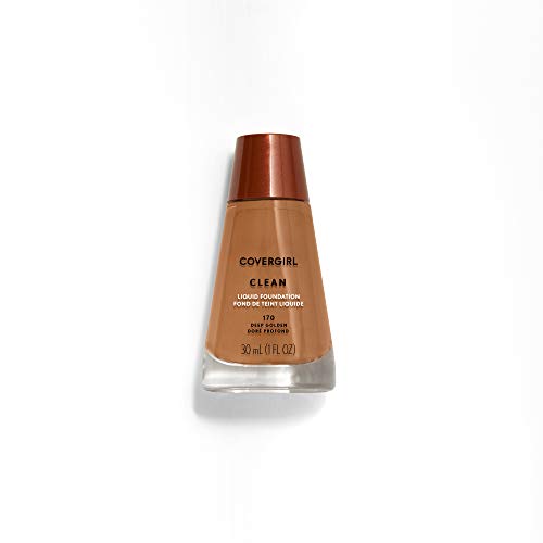 3616302476756 - COVERGIRL CLEAN LIQUID FOUNDATION, DEEP GOLDEN 170, PACK OF 1