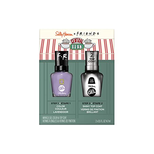 3616303396107 - SALLY HANSEN MIRACLE GEL FRIENDS DUO 2 PACK: THE ONE WITH (LAVENDOOR & TOP COAT SHINY)