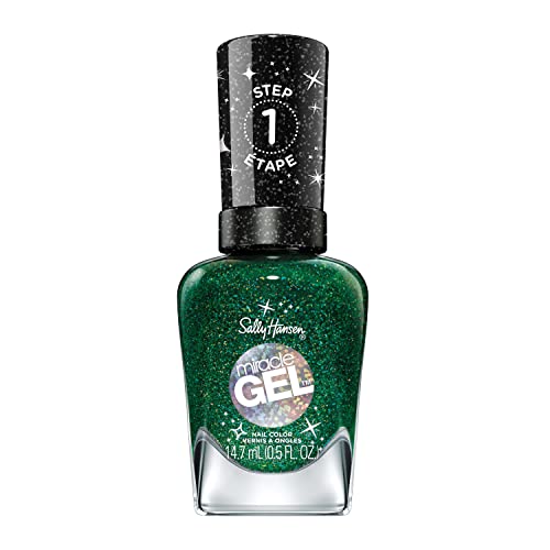 3616303961343 - SALLY HANSEN MIRACLE GEL MERRY AND BRIGHT COLLECTION MY, MY ELF & I - 0.5 FL OZ