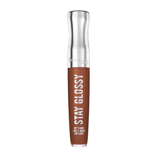 3616304504099 - RIMMEL LONDON STAY GLOSSY, 455 PENNY TO MY NAME, LIP GLOSS, NON-STICKY, CRUELTY-FREE, COLOR AND SHINE, UP TO 6-HOUR WEAR, PRECISE APPLICATOR, 0.18OZ