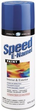 0036333002756 - SPEED E-NAMEL SEMI-GLOSS WHITE SPRAY PAINT, CASE OF SIX, 11 OZ CANS