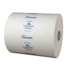 0036500421564 - CORMATIC HARDWOUND ROLL TOWELS ON 8.25 IN. NON-SLOT ROLLS -- 6 PER CASE