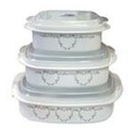 0036588202116 - RESTON LLOYD 20211 COUNTRY COTTAGE - MICROWAVE COOKWARE SET