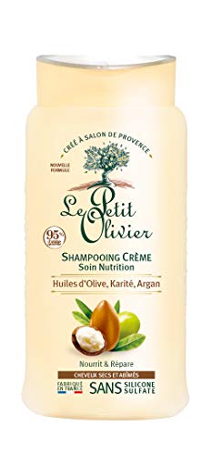 3665291379890 - LE PETIT OLIVIER NUTRITION CREAM SHAMPOO - OLIVE, SHEA, ARGAN OIL - NOURISHES AND REPAIRS DRY AND DAMAGED HAIR - ENRICHED WITH NATURAL INGREDIENTS - FREE OF SILICONE, SULFATE, PARABEN - 8.45 OZ