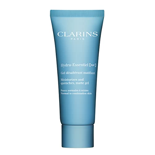 3666057098031 - CLARINS NEW HYDRA-ESSENTIEL MATTE GEL|INTENSELY HYDRATING & MATTIFYING|60 SECONDS TO PLUMPER SKIN*|SOFTENS & REFRESHES|DOUBLE DOSE OF HYALURONIC ACID|NORMAL-COMBINATION SKIN|2.6 OUNCES