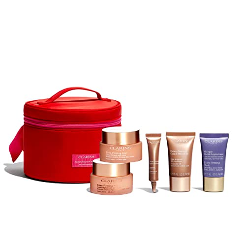 3666057114205 - CLARINS EXTRA-FIRMING LUXURY COLLECTION | 6-PIECE HOLIDAY SKINCARE GIFT SET | ANTI-AGING | LIMITED EDITION