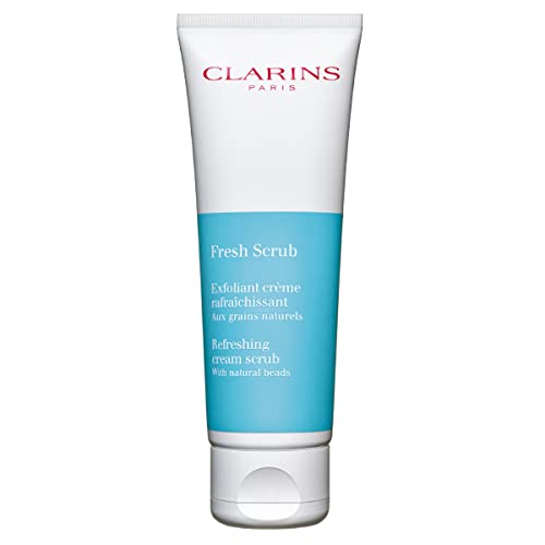 3666057136290 - CLARINS FRESH SCRUB | AWARD-WINNING | REFRESHING, CREAM-GEL FACE SCRUB WITH NATURAL BEADS | GENTLY EXFOLIATES, REFRESHES AND HYDRATES | PARABEN-FREE | SLS -FREE | MINERAL OIL FREE | ALL SKIN TYPES